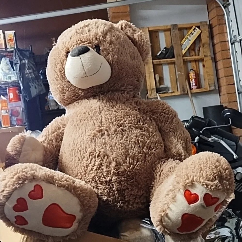 Big Teddy Bear Hearts on feet DAN DEE Collection He's A Biggy